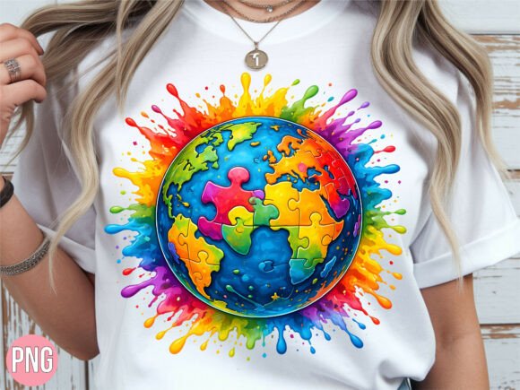 Download Autism Awareness Earth Puzzle Globe PNG - Autism awareness Collection