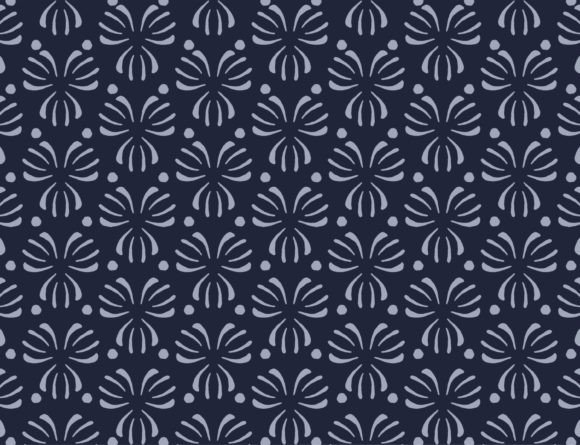 Download Blue Flower Surface Pattern Design - Surface pattern design Collection