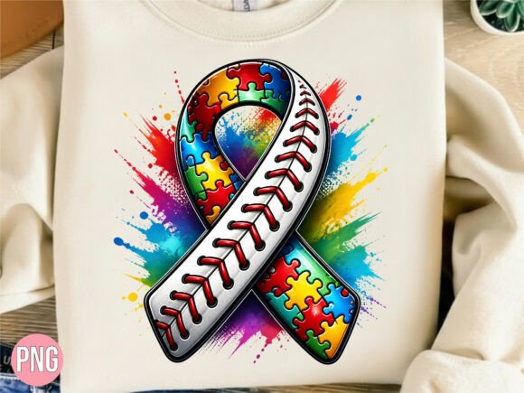 Download Autism Awareness Baseball Ribbon PNG - Autism awareness Collection