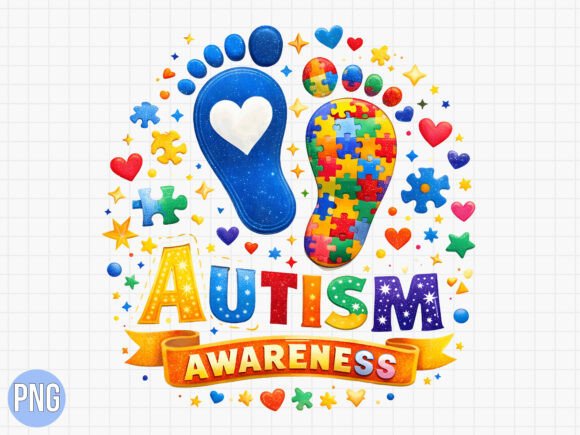 Download Autism Awareness Puzzle Footprint PNG - Autism awareness Collection